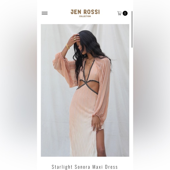 Jen’s Pirate Booty XS boho slowly silk maxi dress - Picture 5 of 7